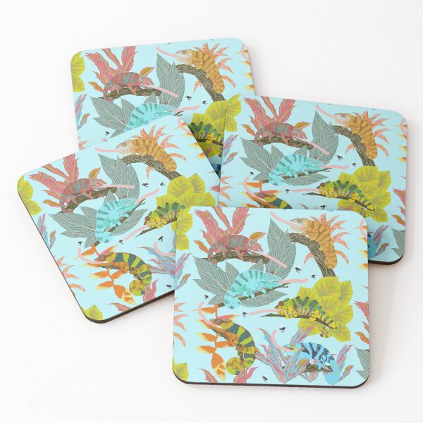 Item preview, Camouflaged Chameleons Catching Flies designed and sold by Amy Hadden.