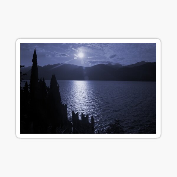 Lago di Garda, in blue Sticker
