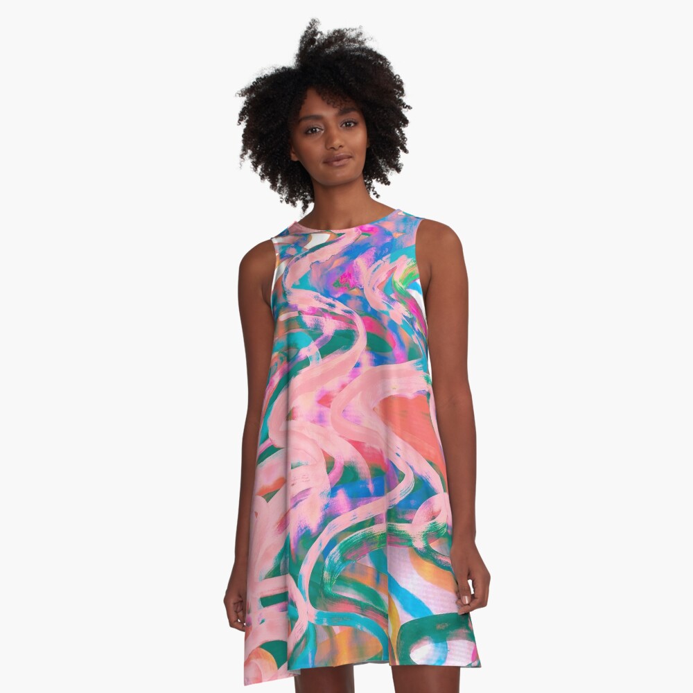 Item preview, A-Line Dress designed and sold by OneDayArt.
