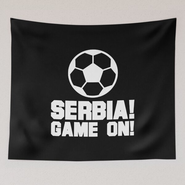 Item preview, Gift idea for soccer fans Serbia play on designed and sold by Nessshirts.
