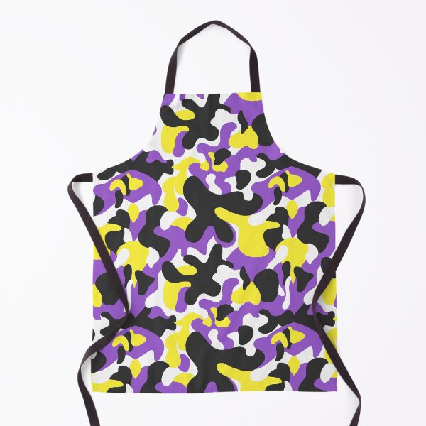 Item preview, Purple & Yellow camouflage designed and sold by BobaPuma.