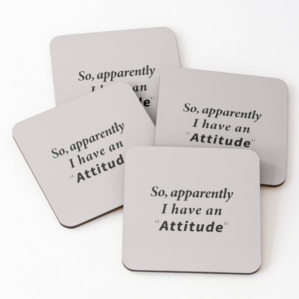 Aperçu de l'œuvre Donc, apparemment, j'ai une attitude créée et vendue par Souna's Store.
