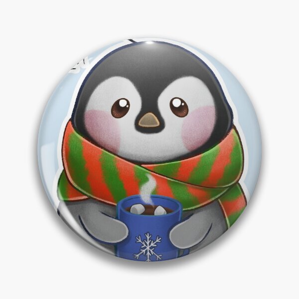 Item preview, Penguin Baby with Hot Chocolate designed and sold by YumePeachyPie.