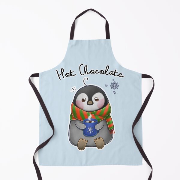 Item preview, Penguin Baby with Hot Chocolate designed and sold by YumePeachyPie.