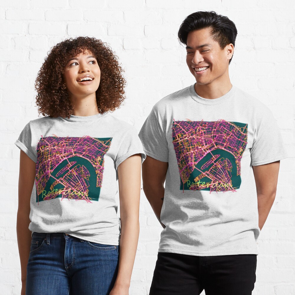 Neon Roads of Rotterdam Classic T-Shirt