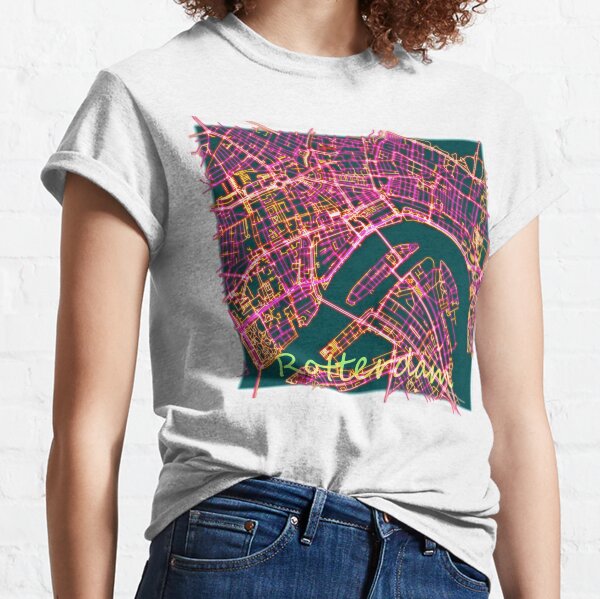 Neon Roads of Rotterdam Classic T-Shirt