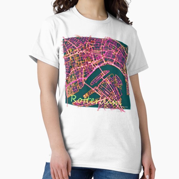 Neon Roads of Rotterdam Classic T-Shirt