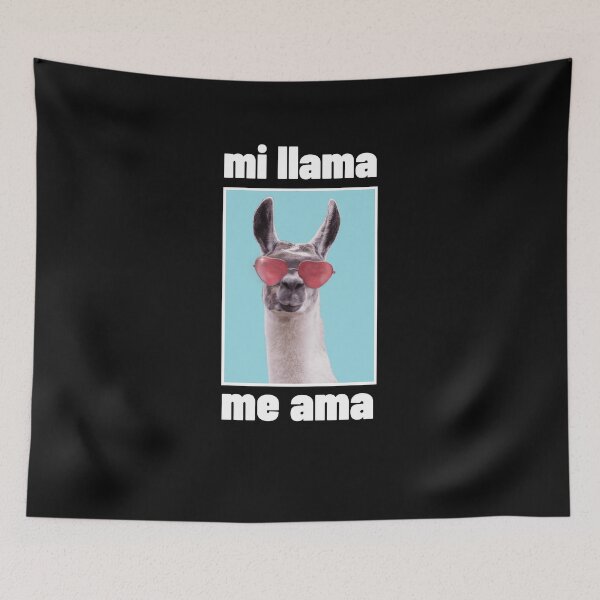 Item preview, Mi Llama Me Ama (My Llama Loves Me) designed and sold by cvt01.