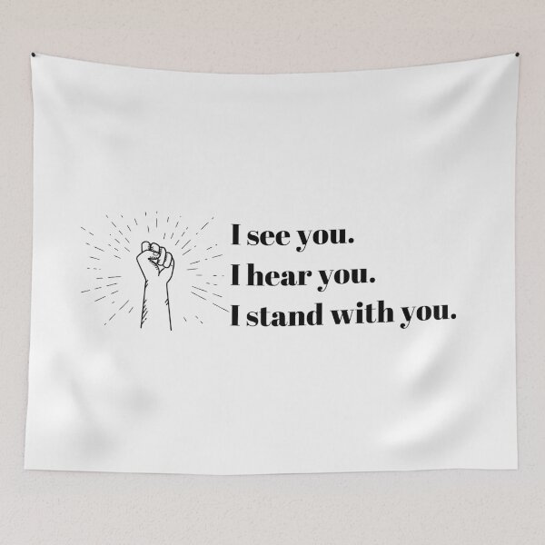 Item preview, I Stand With You Stickers designed and sold by LADYGOODMOOD.