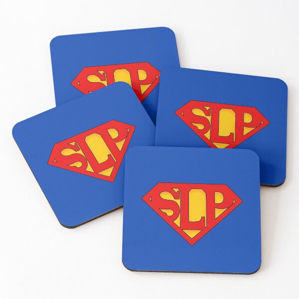 Item preview, SLP Speech Language Pathologist Superhero Logo designed and sold by MaeleaTan.