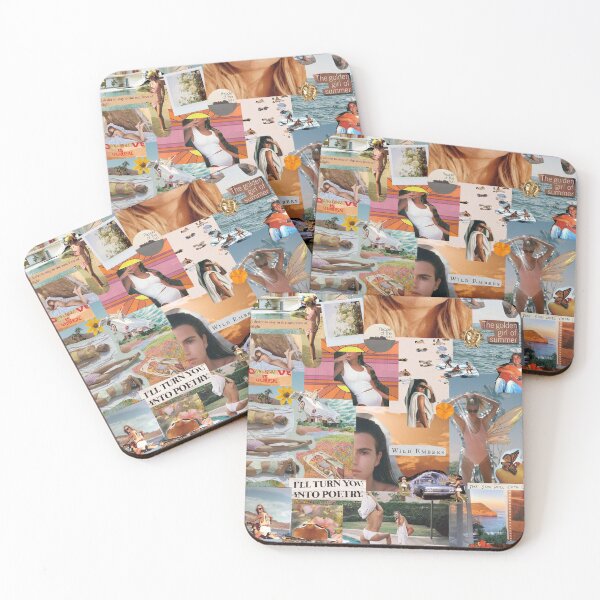 Item preview, Cool Golden Summer Vibes Collage designed and sold by itsmeg13.
