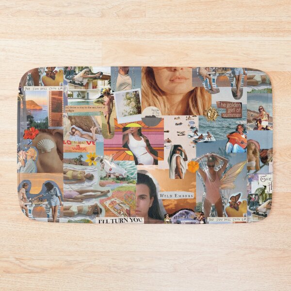 Item preview, Cool Golden Summer Vibes Collage designed and sold by itsmeg13.