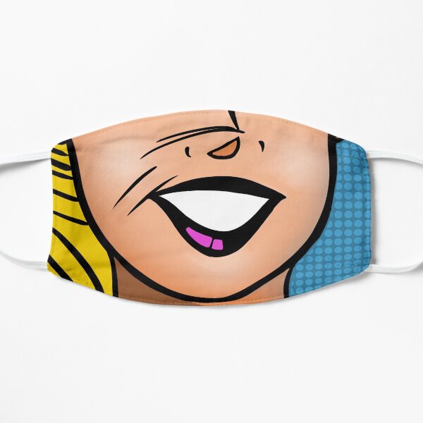 Pop Art Comic Flat Mask