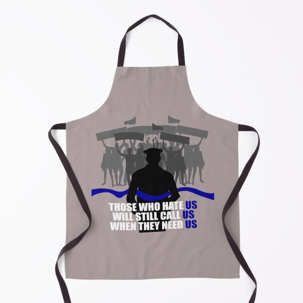 Item preview, Back Police Blue Band Line Sheriff Officer Cop Uniform USA US Gift designed and sold by TheAplus.