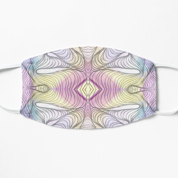 Flower Vortex Flat Mask
