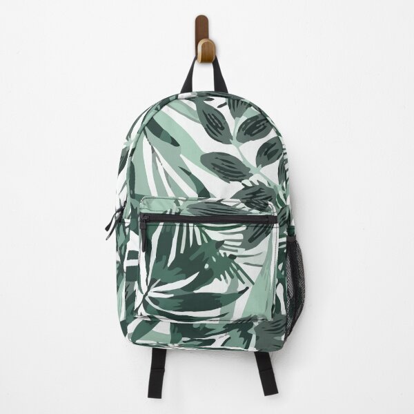 Fashionable Tropical Pattern Backpack