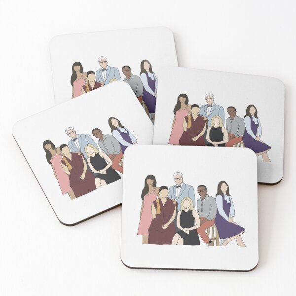 Item preview, The Good Place cast illustration  designed and sold by Emma Tams.