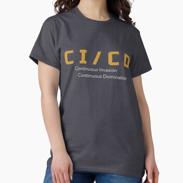 Artikel-Vorschau von Lustige CI / CD, designt und verkauft von aviationgeektee.