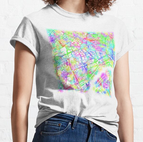 Rotterdam Toothbrush Spray Map Classic T-Shirt