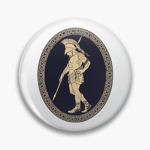 Item preview, Greek soldier - gold designed and sold by ForgottenArts.