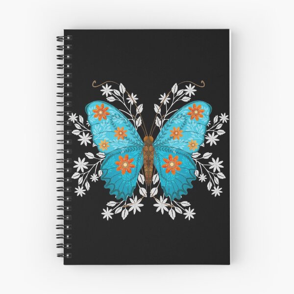 Item preview, Folk art blue butterfly  designed and sold by Prita-D.