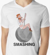Nigel Thornberry Smashing Men's V-Neck T-Shirt