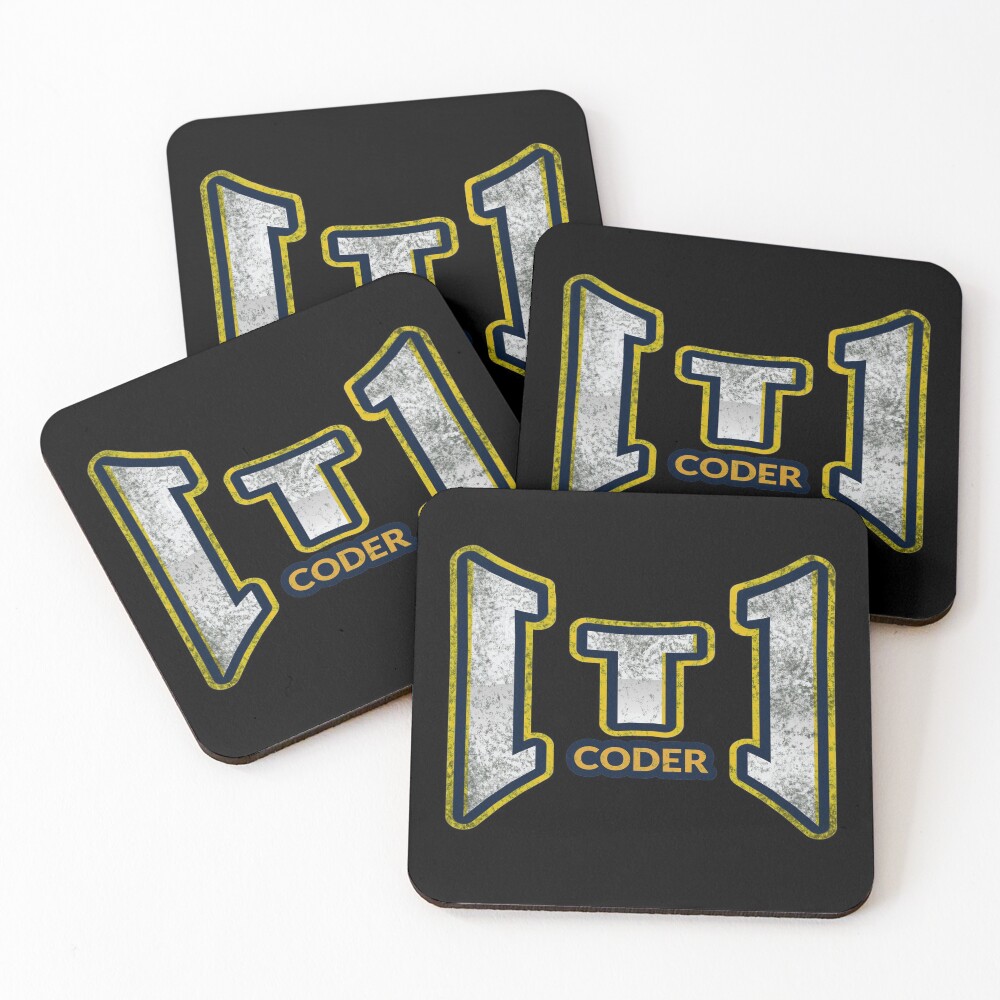 Item preview, Coasters (Set of 4) designed and sold by Coder-T.