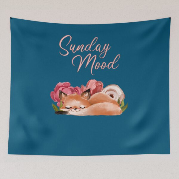 Item preview, Sleeping Fox Sunday Mood designed and sold by DeesDeesigns.