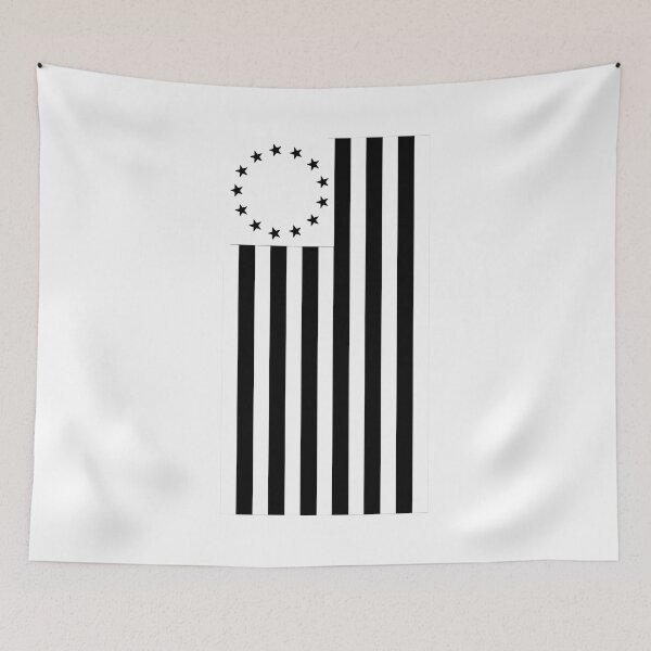 Item preview, Vertical Betsy Ross Flag Black Cool Modern Style product designed and sold by NoveltyMerch.