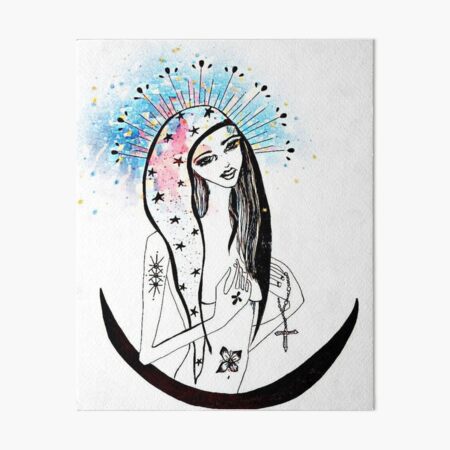 La Virgen de Guadalupe Art Board Print