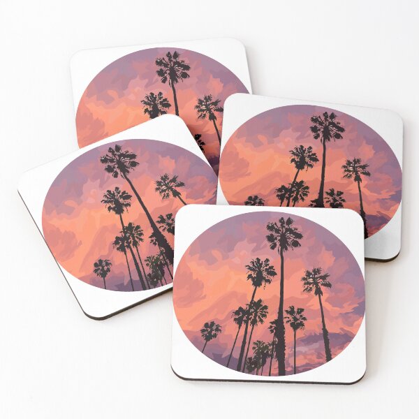 Item preview, palm tree sunset designed and sold by erin-melanie.