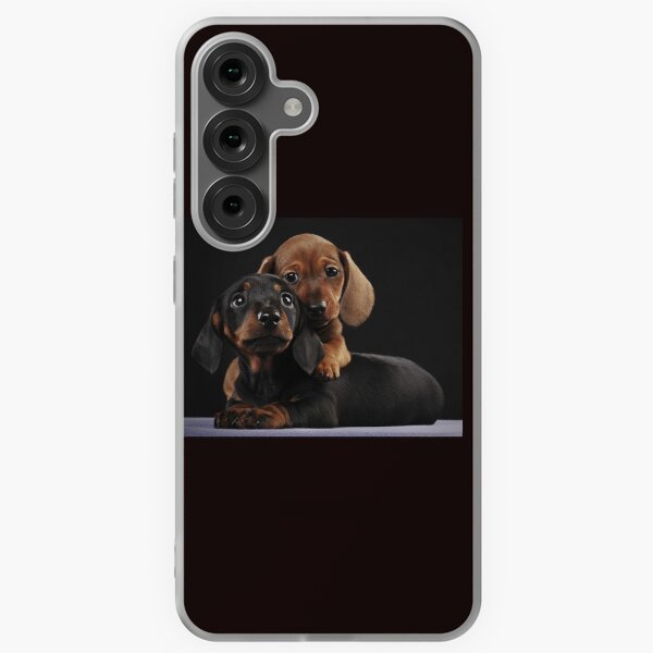 Aperçu de l'œuvre Portrait de chien teckel pupies photo créée et vendue par Coolstuff4you71.