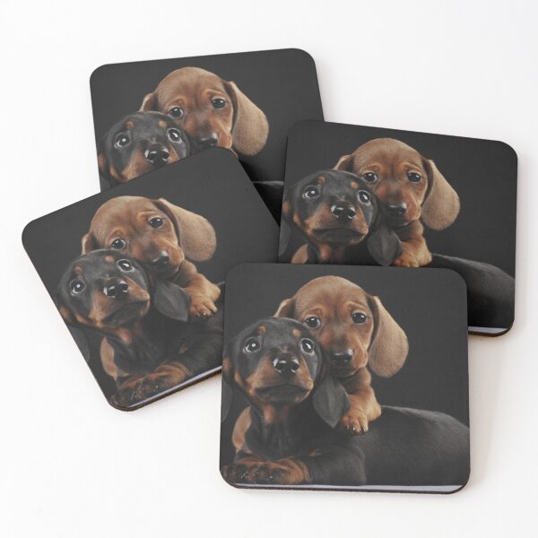 Item preview, Dachshund Dog portrait photo pupies designed and sold by Coolstuff4you71.