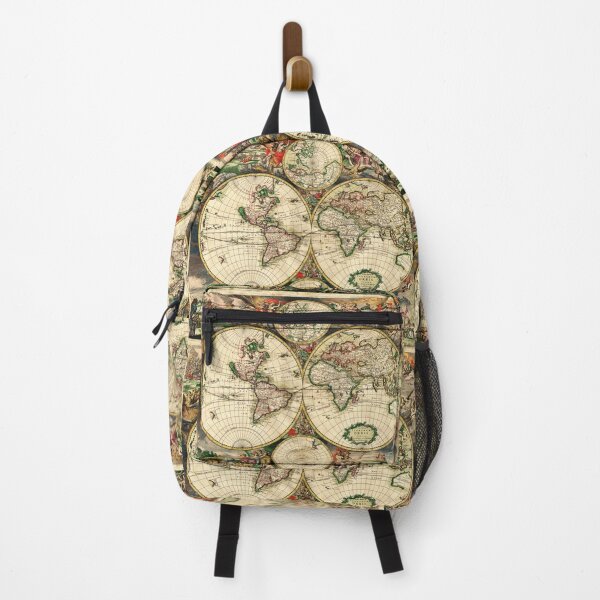 Item preview, ANTIQUE WORLD MAP 1689 designed and sold by BulganLumini.