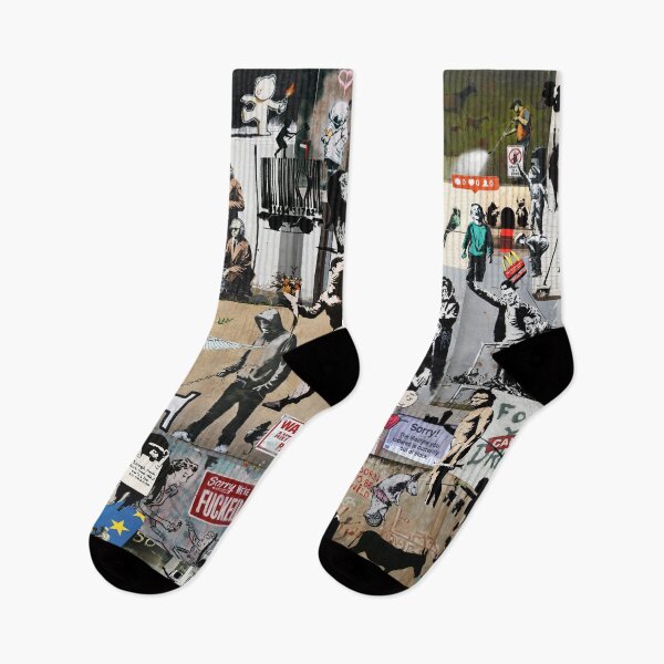 Item preview, Banksy Collage designed and sold by RafikCreations.