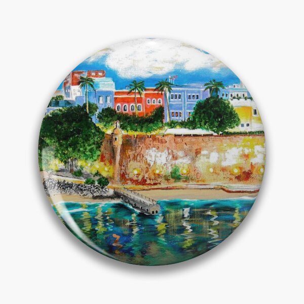 Item preview, Paseo de la Princesa, La Fortaleza, Old San Juan, Puerto Rico designed and sold by galina-art.