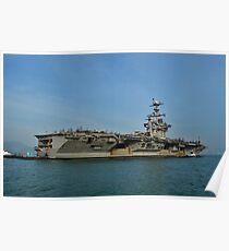 US Aircraft Carrier Poster