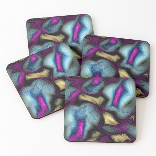 Item preview, Pink and blue hills designed and sold by geekdude.