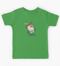 Pumpkin Spice Latte Bot Kids Tee