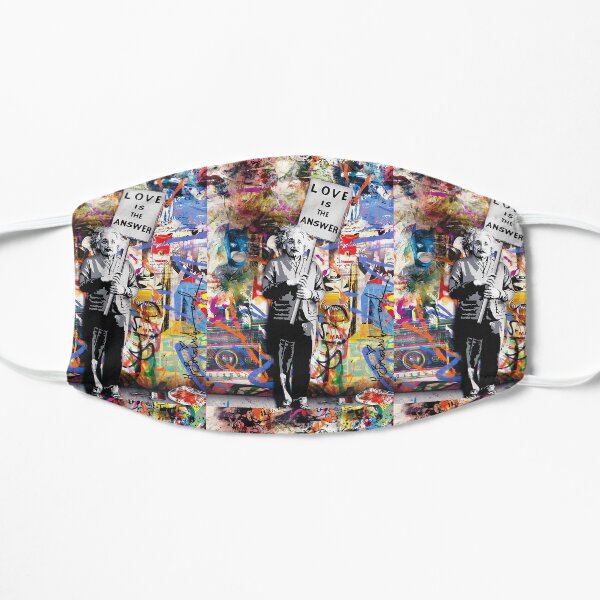 Banksy - Einstein Love Is The Answer Flat Mask