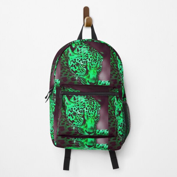 Item preview, Emerald Green Leopard Portrait designed and sold by Paulele.