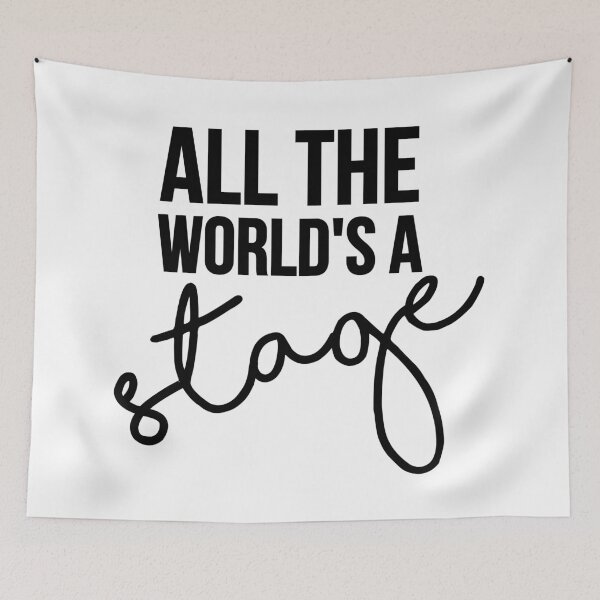 Item preview, All the world's a stage designed and sold by DanaAndTheBooks.