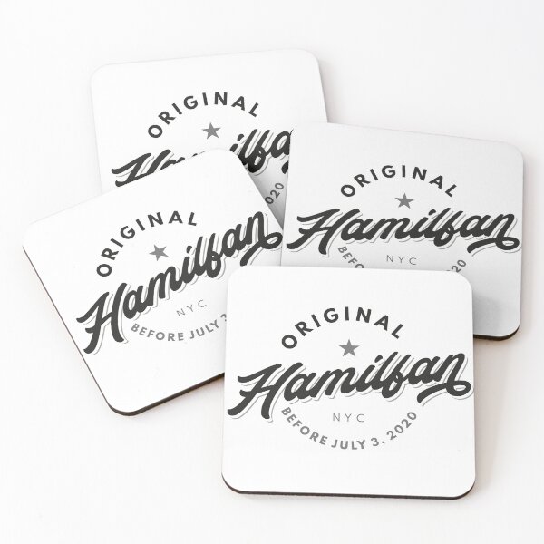 Item preview, Original HAMILFAN (Before July 3,2020) Real American musical fan exclusive (Black) designed and sold by frikybomb.