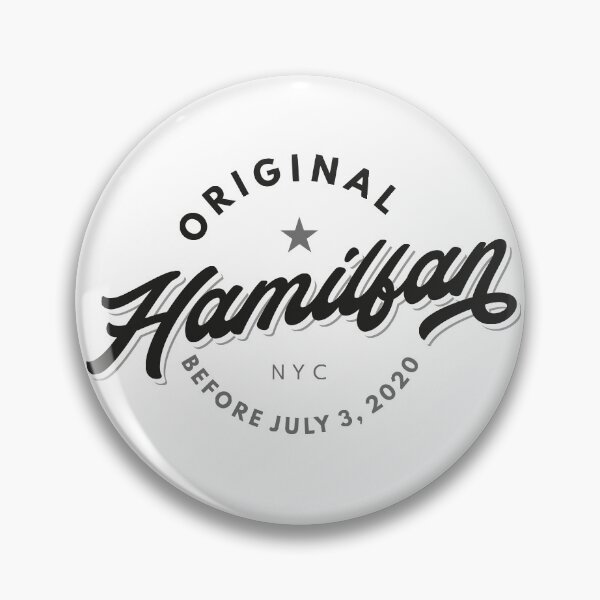 Item preview, Original HAMILFAN (Before July 3,2020) Real American musical fan exclusive (Black) designed and sold by frikybomb.