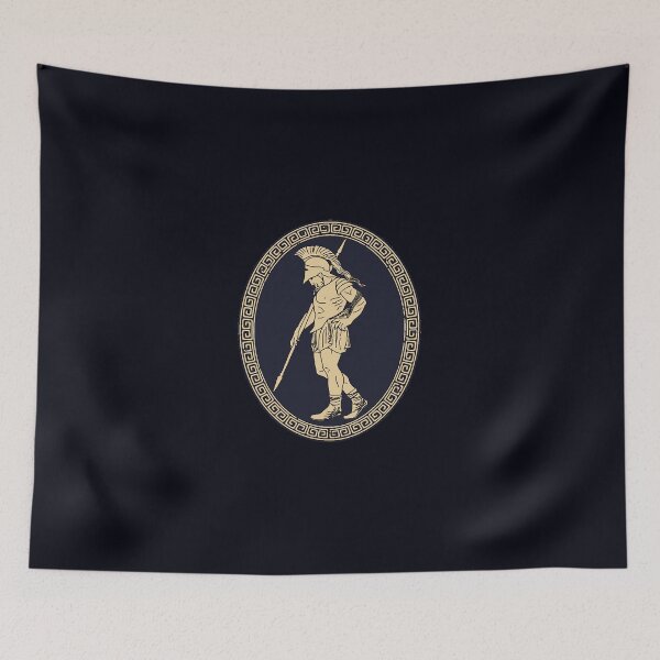 Item preview, Greek soldier - gold designed and sold by ForgottenArts.