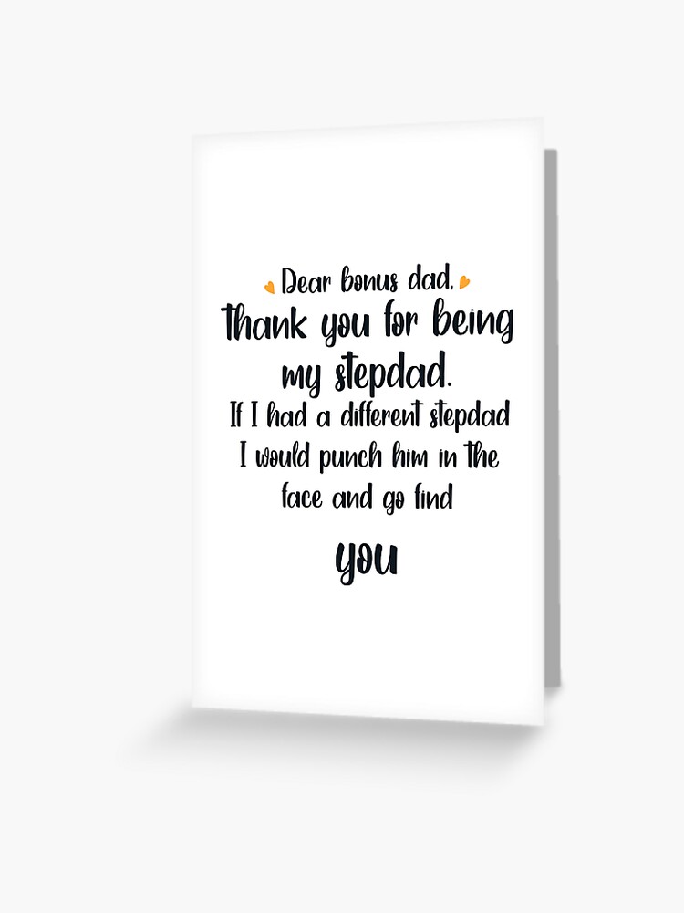 Bonus sales dad card