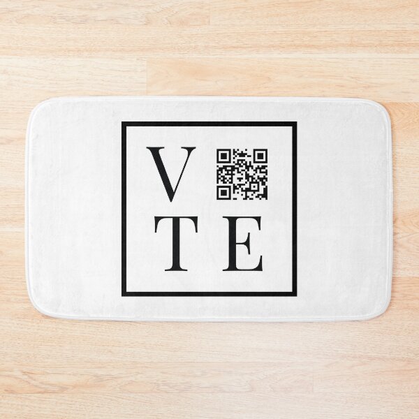 Item preview, Chic VOTE QR Code Face Mask + More  designed and sold by mobilizeamerica.