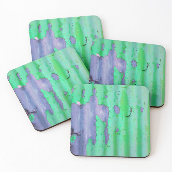 Item preview, peeling paint on corrugated metal. designed and sold by bernwebb.