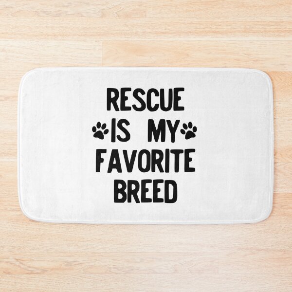 Artikelvorschau, Rescued Dog Rescue ist meine Lieblingsrasse Black Modern Style Grafik entworfen und verkauft von NoveltyMerch.