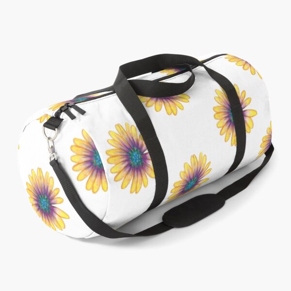 Yellow Flower Duffle Bag